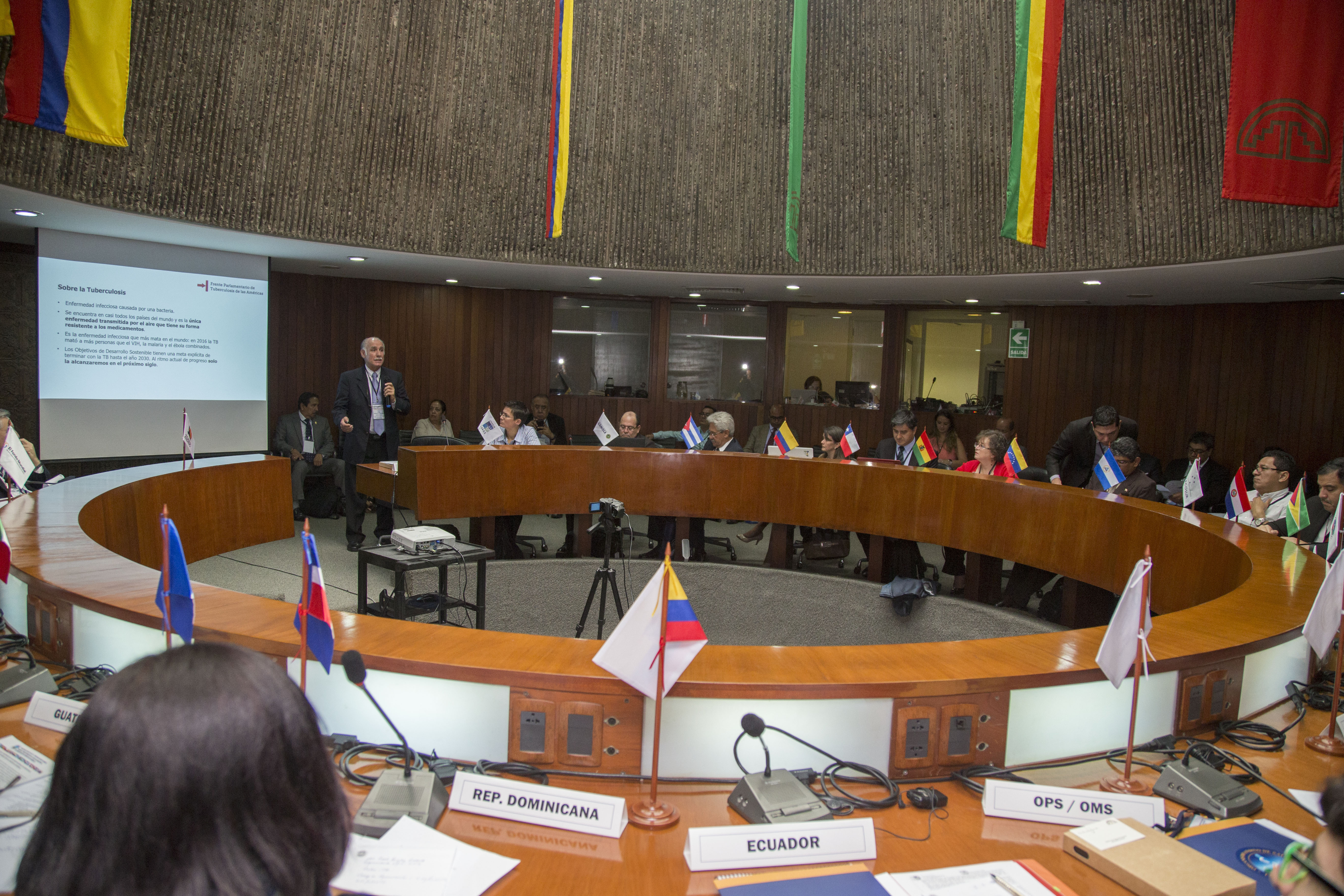 Senador Zabala participa de la reunión de ministros y secretarios de salud en Lima - Perú