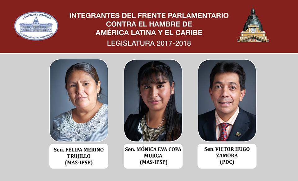 Designan integrantes al Frente Parlamentario contra el Hambre de América Latina y el Caribe