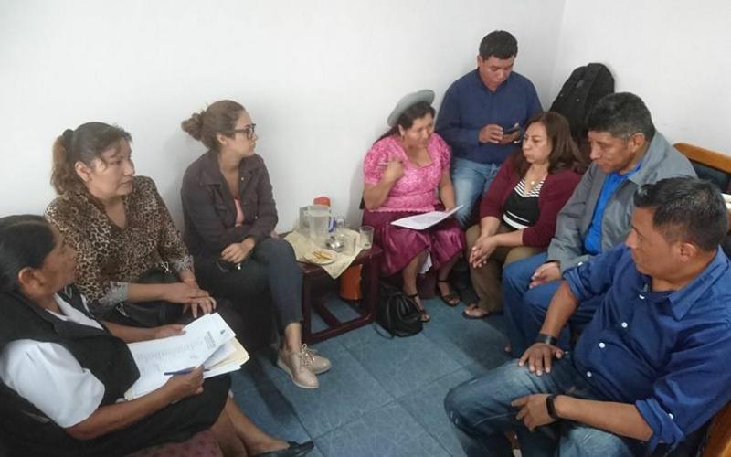 Autoridades nacionales escuchan necesidades de organizaciones sociales de Tarija