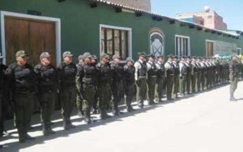 Homenaje a los 31 años de creación del Batallón de Seguridad Física de La Paz