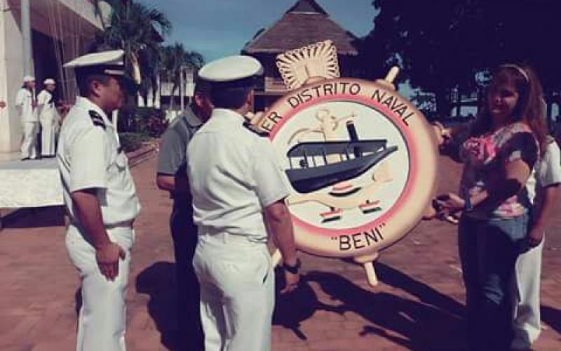 Senado realiza reconocimiento al Primer Distrito Naval de Beni