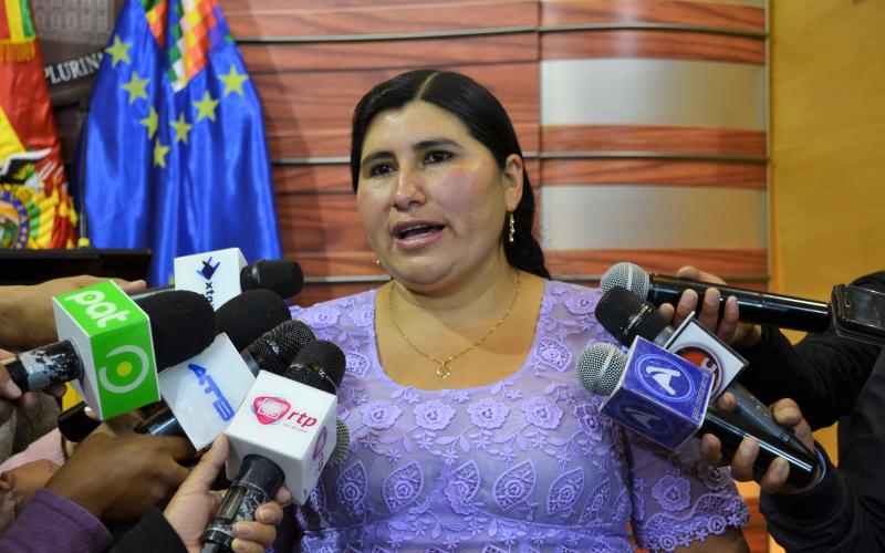 Senadora Sifuentes asegura que cambios en Ley del Órgano Electoral acortarán brecha digital en Bolivia