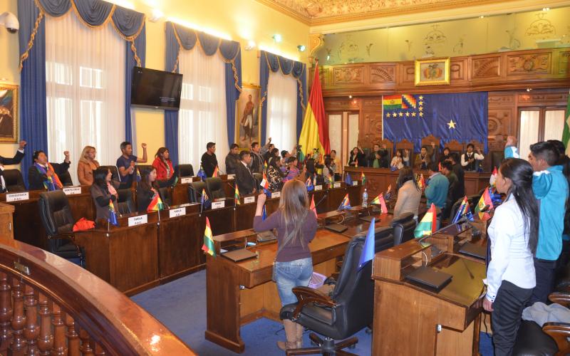 Senadora Torrico destaca participación de la juventud, en la administración del país