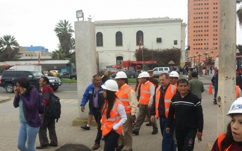 Gonzales lamenta restricciones de ingreso a la comitiva boliviana que visita el puerto de Arica 