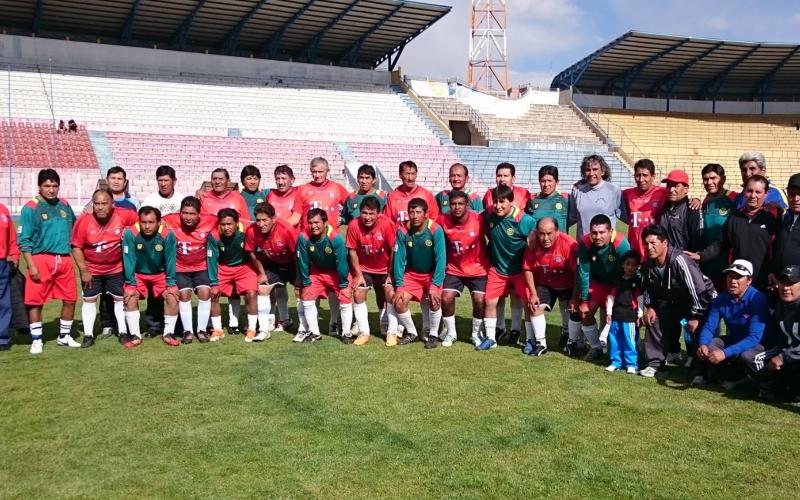 Homenaje a la “Mutual de Ex Jugadores de Fútbol Potosí” en conmemoración de sus 58 años de existencia