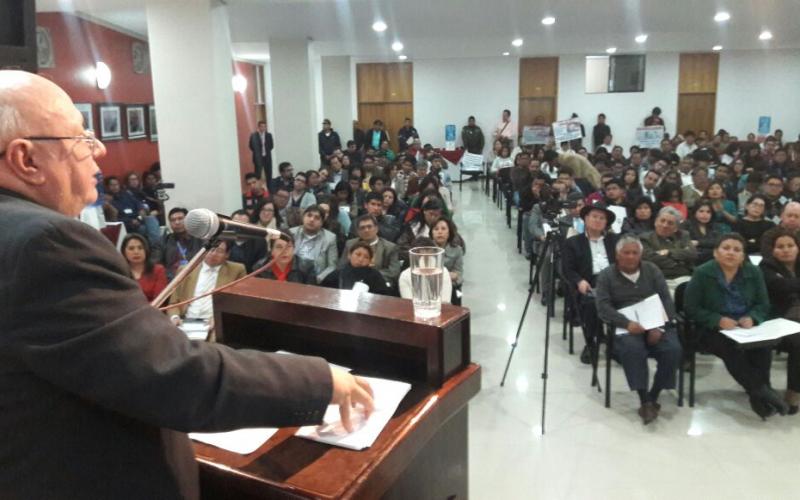 Experto internacional participa de socialización del proyecto de Código del Sistema Penal en Sucre