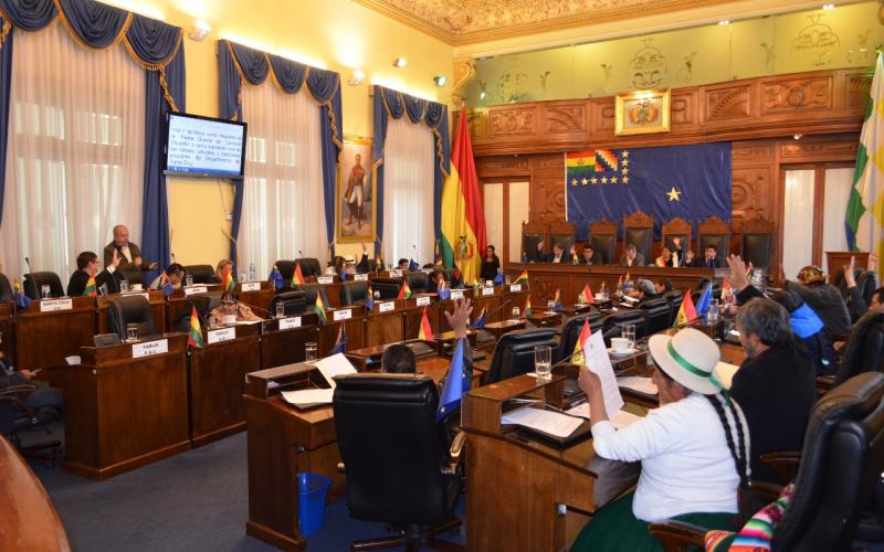 Senado aprueba homenaje a la Federación Provincial de Trabajadores Gremiales del Gran Chaco municipio de Yacuiba - Tarija
